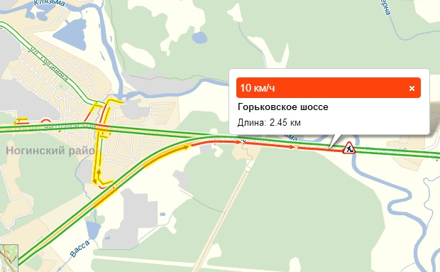 Карта горьковское шоссе казань