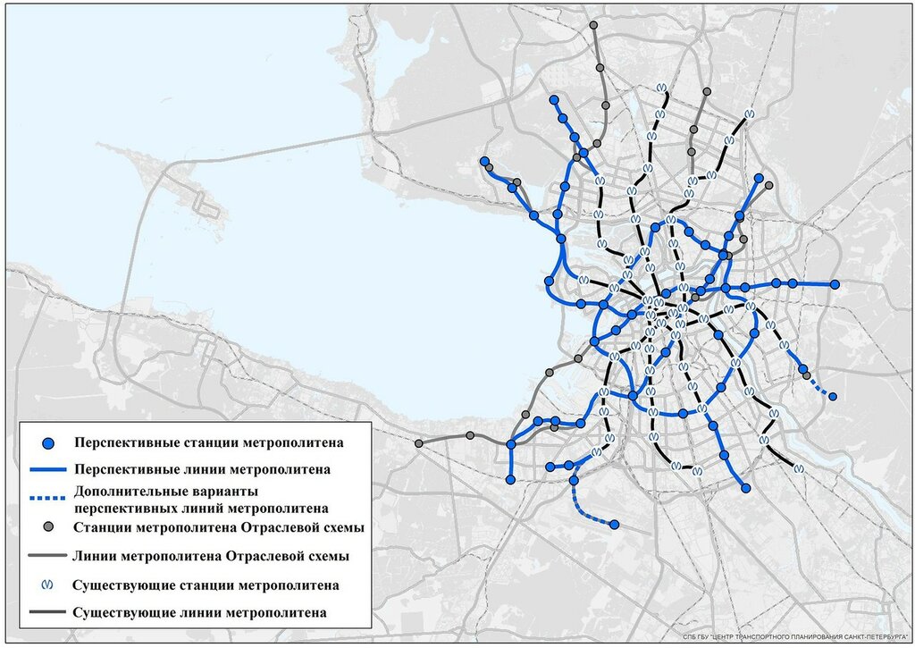 Схема развития метро санкт петербурга до 2030 года на карте