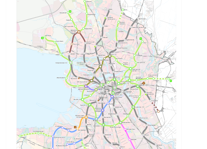 Карта застройки спб к 2025