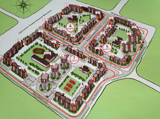 План застройки некрасовки 2023