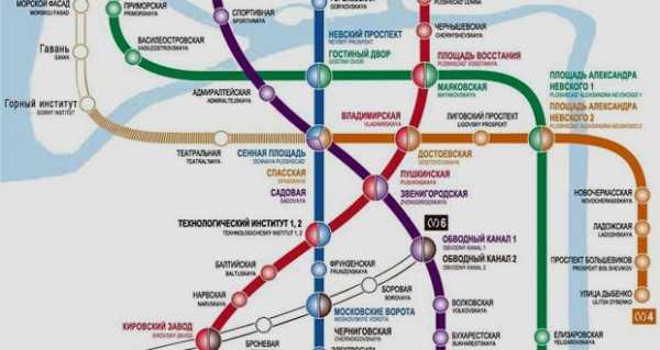 Карта питера транспорт